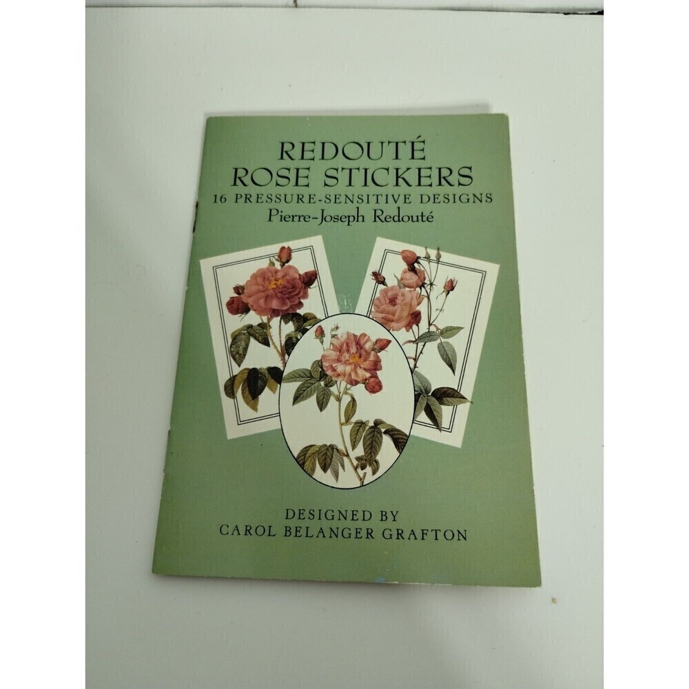 Redoute Rose Stickers: 16 Pressure-Sensitive Designs (Dover Stickers) Redoute